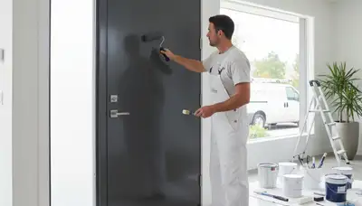 Professional door painting and refinishing service in Clearwater, FL for durable coastal finishes