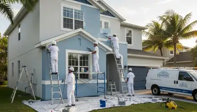 Professional house painting service in Clearwater FL by local exterior and interior painters