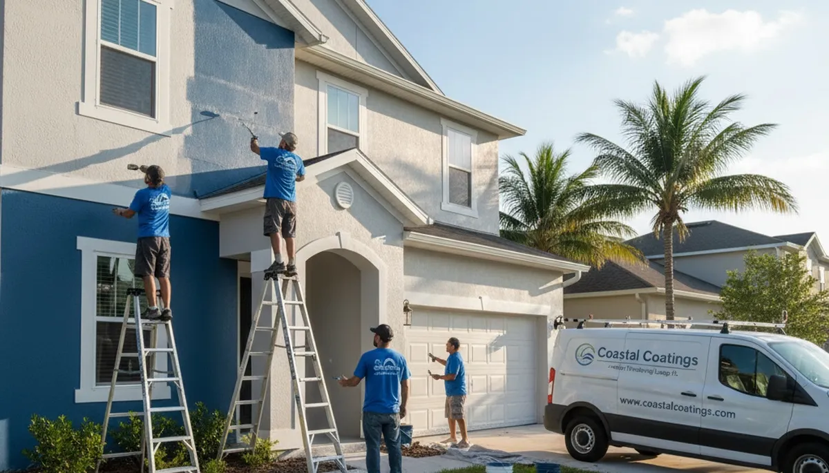 Professional house painters in Clearwater FL providing expert residential painting services