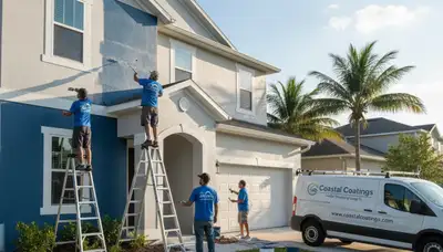 Professional house painters in Clearwater FL providing expert residential painting services