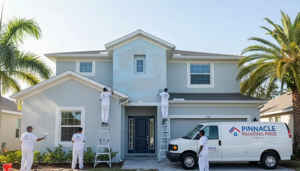 Professional house painters providing exterior home painting services in Clearwater FL