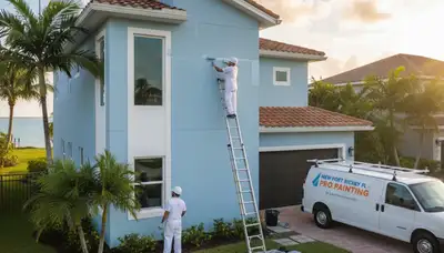Professional house painters in Clearwater, FL providing residential painting services