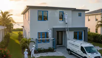 Professional house painters in Clearwater FL providing expert exterior home painting services