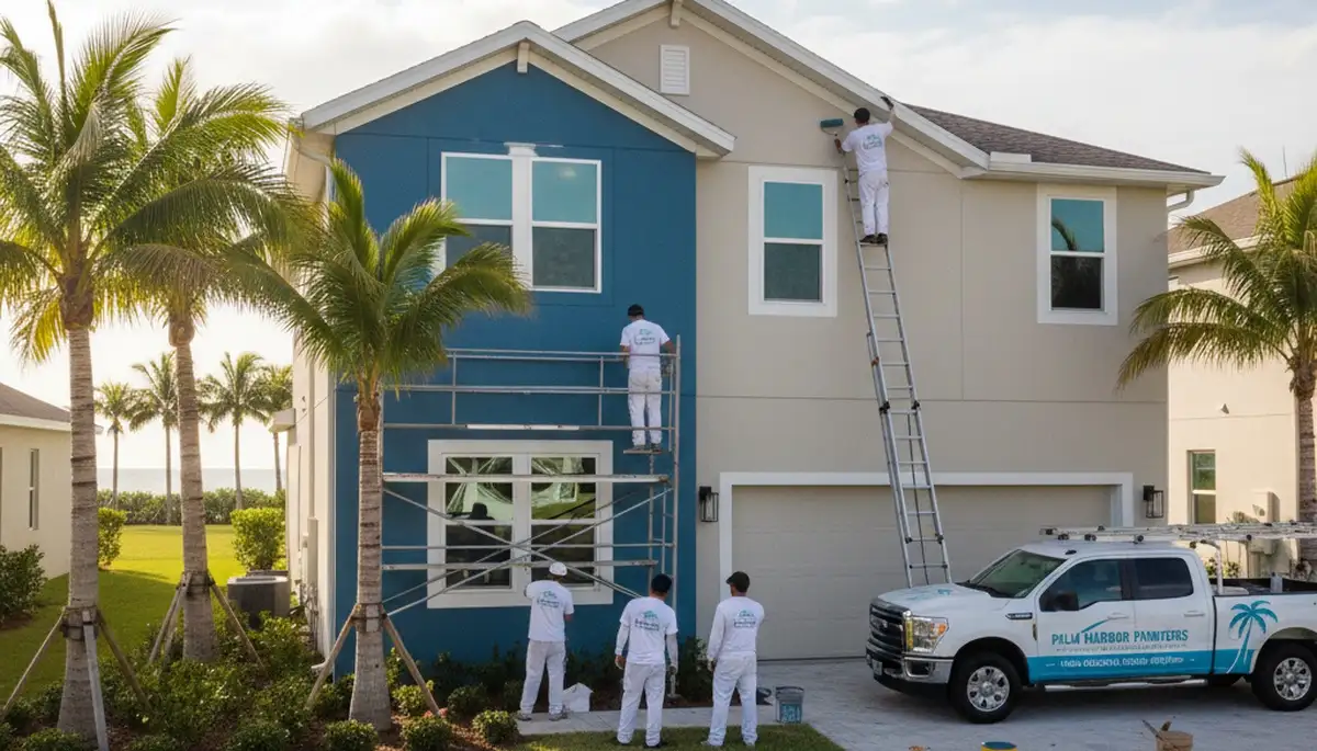 Professional house painters in Clearwater FL providing expert residential exterior painting services