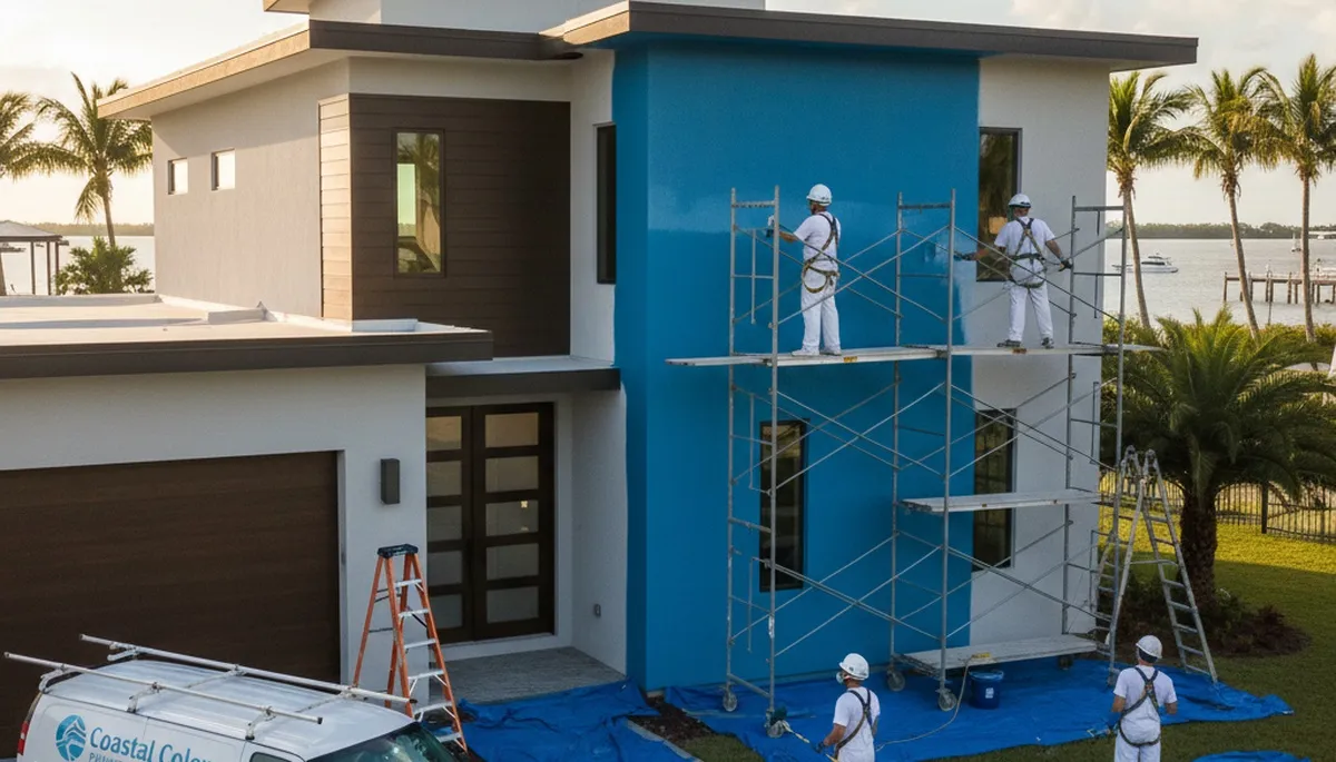 House painters in Clearwater, FL providing professional exterior painting services
