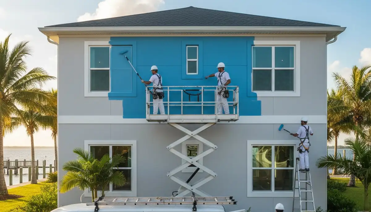 Professional house painting service in Clearwater, FL for interior and exterior homes