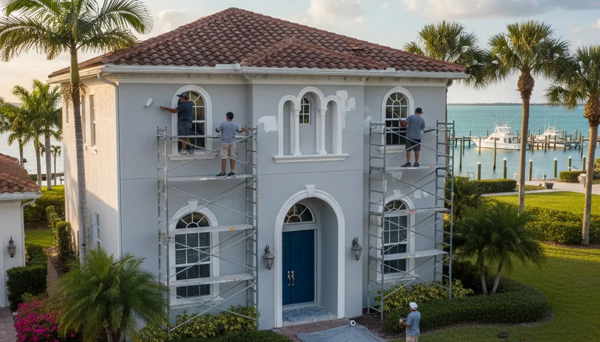 House painting service in Clearwater, FL for interior and exterior home painting by PaintingClearwaterFL