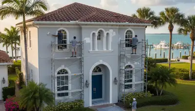 House painting service in Clearwater, FL for interior and exterior home painting by PaintingClearwaterFL