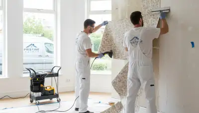 Professional wallpaper removal and wall prep in Clearwater, FL for expert residential painting